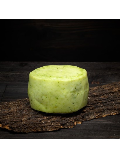 Caciotta with pesto